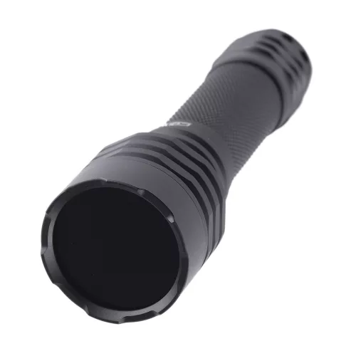 Linterna Convoy M21A UV 365 nm 21700 con LED SBT-10X-UV y filtro ZWB2 instalado