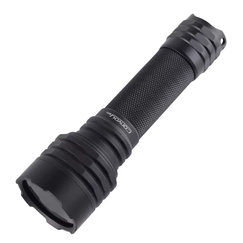 Linterna Convoy M21A UV 365 nm 21700 con LED SBT-10X-UV y filtro ZWB2 instalado