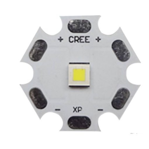 Cree XP-L V2 1A, 1150 LM, 6500K en placa de 20 mm