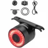 Luz trasera inteligente para bicicleta ROCKBROS Q3 con función de freno