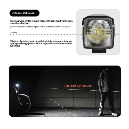 Luz delantera para bicicleta ROCKBROS RHL1600 2410011001 – 1600 lúmenes