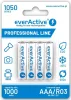 4x Pilas recargables everActive R03/AAA Ni-MH 1050 mAh 