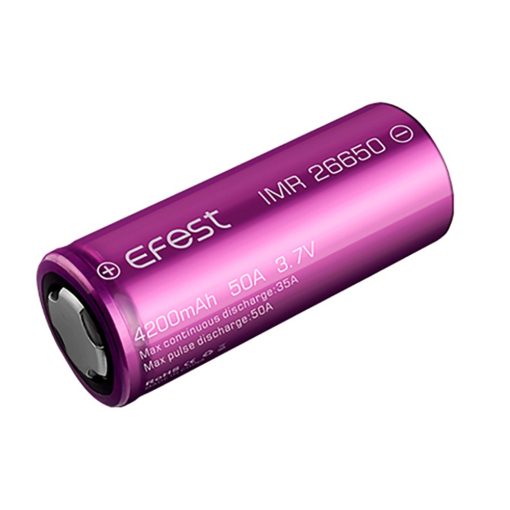 Efest Purple IMR26650 con 4200mAh, 3.7V, Li-Ion batería
