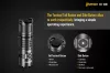 SPERAS EST Mini linterna táctica USB-C 1900 lm 211 m