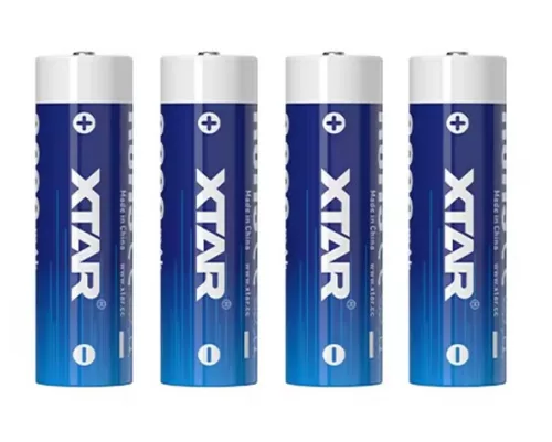 XTAR 4 pilas recargables AA 1,5V 3000mAh USB-C