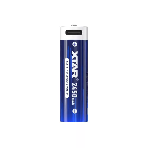 XTAR 4 pilas AA 4100mWh/2450mAh USB-C recargables