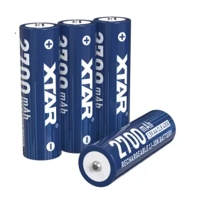 XTAR 1,5V AA batería Li-ion 2700mAh 4300mWh, 4 uds