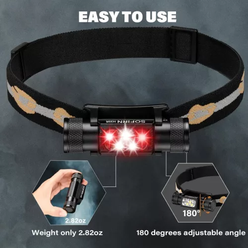 Sofirn H35R linterna frontal