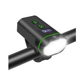   Luz delantera para bicicleta Boruit L14 con 8 LED, 4000 lúmenes y 200 m de alcance