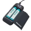 Keeppower PD2 – cargador de viaje recargable y power bank para baterías Li-ion