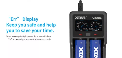 Xtar VC2SL Cargador de batería