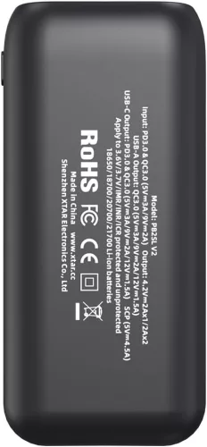 Cargador XTAR PB2SL V2, negro