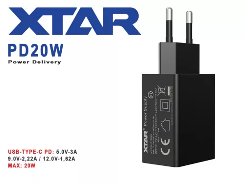 XTAR PD20W adapter 
