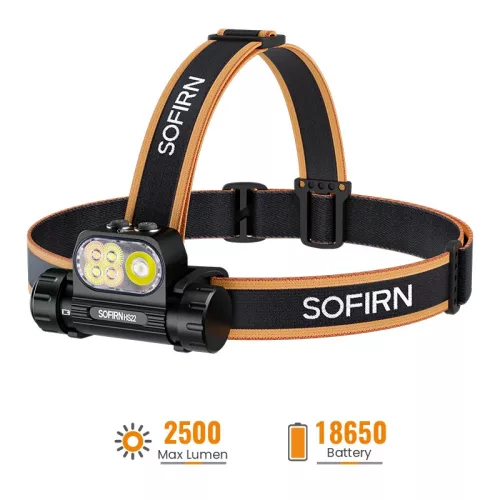 Linterna frontal Sofirn HS22 2500lm, CCT ajustable, USB-C