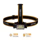 Linterna frontal recargable Sofirn HS23 de 3320 lúmenes con triple fuente de luz, alta fidelidad de color (CRI) y luz roja