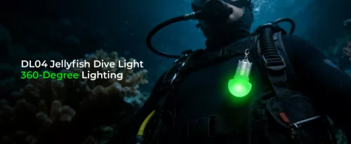 Linterna de buceo Wurkkos DL04 RGB