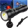 Wurkkos DL08 3600lm Luz de Buceo Recargable con Interruptor Magnético Rotatorio 6500K Linterna Submarina IP68