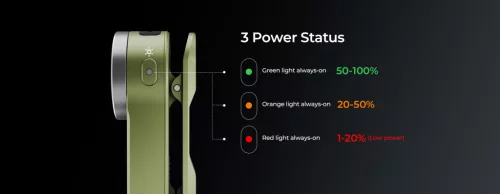  Linterna Wurkkos HD03 recargable EDC con clip, 680 lúmenes, Azul