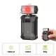 Linterna EDC con clip WURKKOS HD04 – 750LM, cabezal giratorio de 180°, foco/luz difusa/RGB para exteriores, trabajo y emergencias