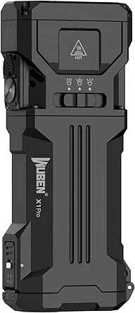 Linterna EDC Recargable Wuben X1Pro 12300 Lúmenes con función Power Bank - negro