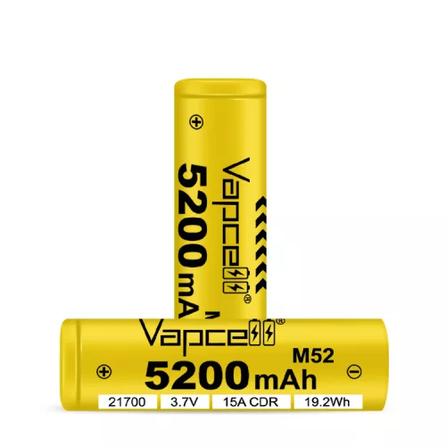 Vapcell M52 21700 5200mah 25A batería