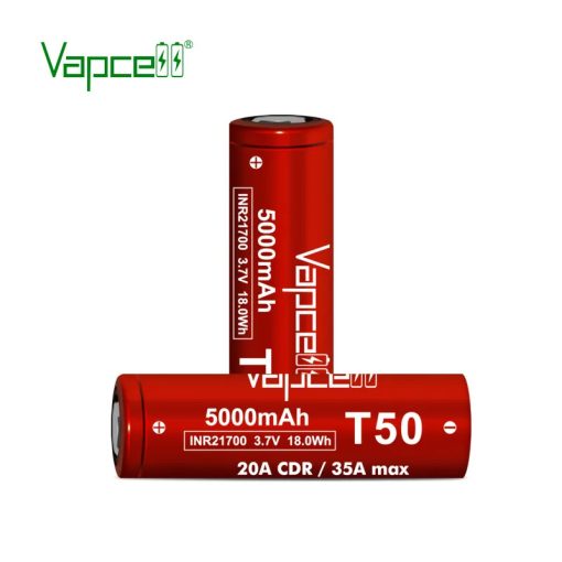 Vapcell T50 INR 21700 5000mAh Batería 25A/35A