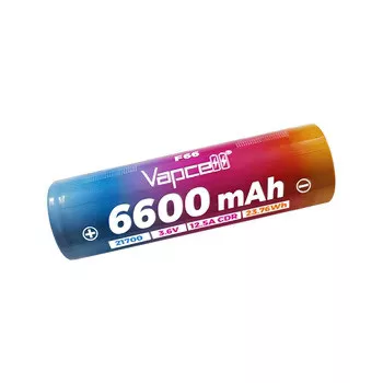 Batería Vapcell F66 21700 3.7V con capacidad de 6600 mAh