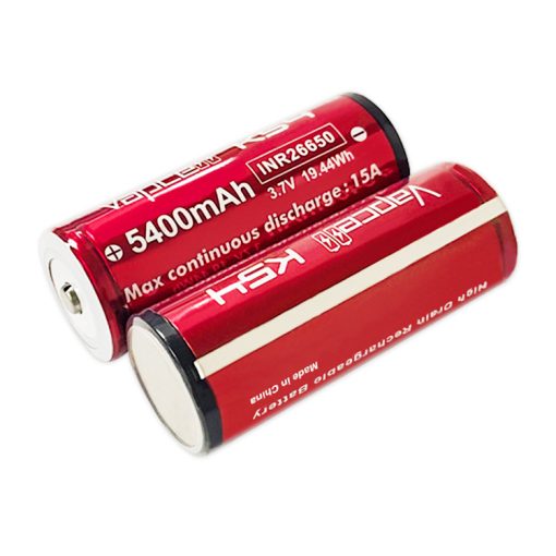 Vapcell 26650 Batería recargable P54 5400 mah 15A, protegida