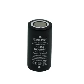   Batería recargable Li-ion Keeppower UH1835P2 18350 1600mAh (máx. 8A)