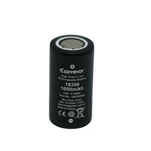 Batería recargable Li-ion Keeppower UH1835P2 18350 1600mAh (máx. 8A)