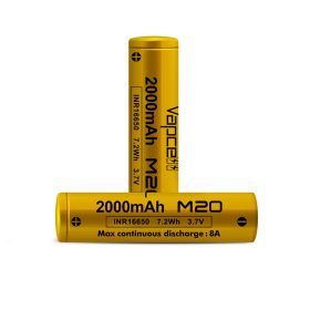Vapcell 16650 M20 2000mah 8A  3,6V Li-Ion batería