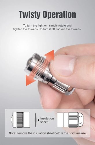 Linterna mini de titanio Lumintop EDC Pimi 2.0