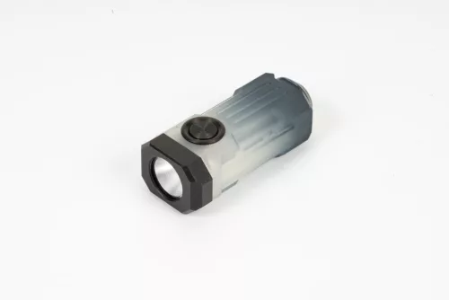 Linterna mini EDC WUBEN E2 para llavero – 150 lúmenes, recargable por USB-C, magnética, luz de señalización roja y azul