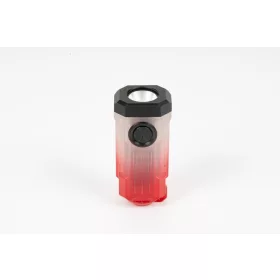   Linterna mini EDC WUBEN E2 para llavero – 150 lúmenes, recargable por USB-C, magnética, luz de señalización roja y  azul - Rojo