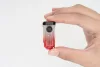 Linterna mini EDC WUBEN E2 para llavero – 150 lúmenes, recargable por USB-C, magnética, luz de señalización roja y  azul - Rojo